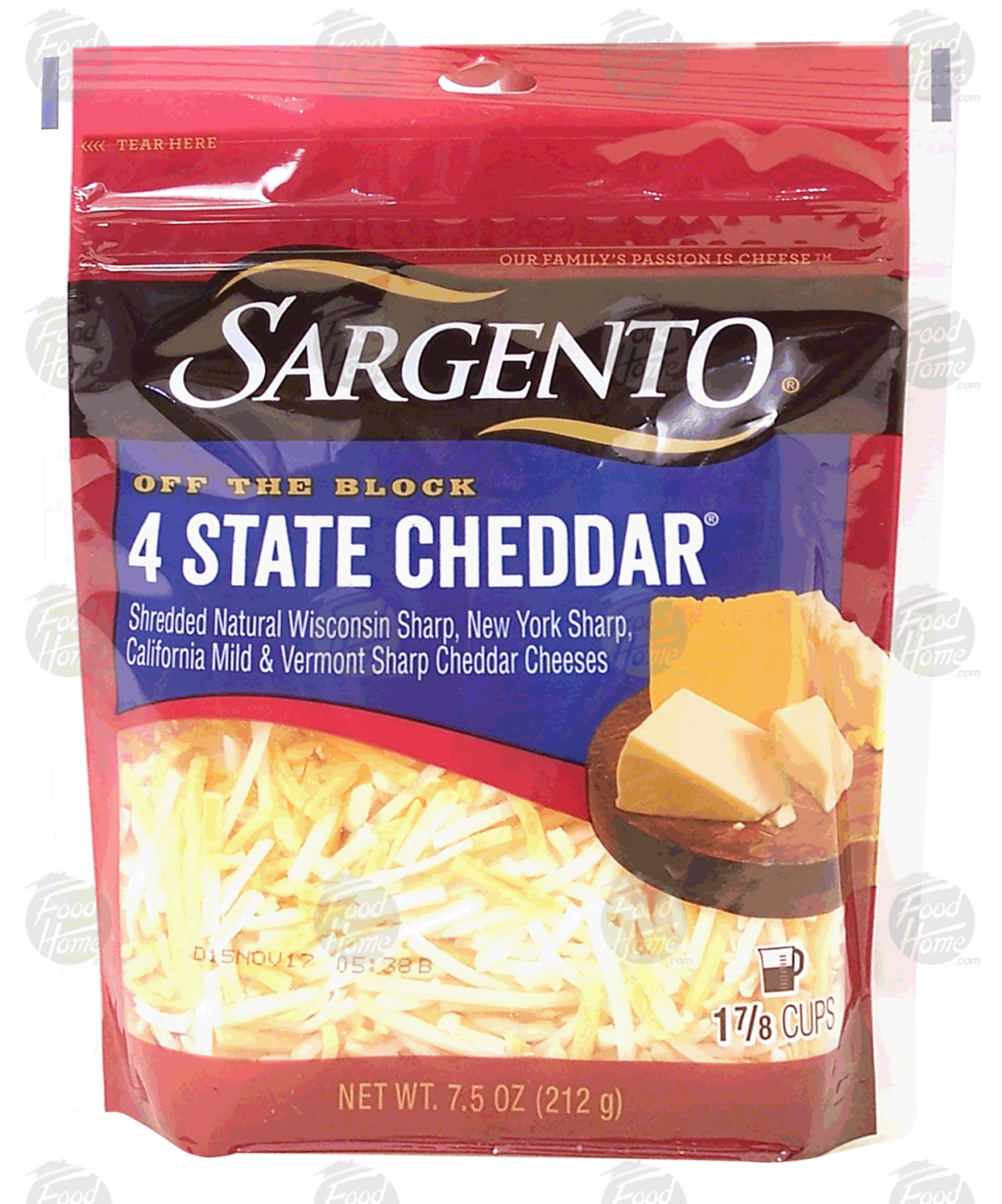 Sargento(R) Off the Block 4 state cheddar shredded cheese Full-Size Picture